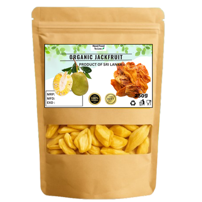 Organic Dried Jackfruit - 100% Pure Natural Premium Quality! - 100g
