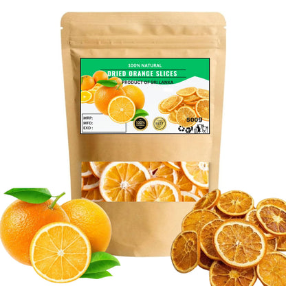 Organic Dried Orange Slices - 100% Natural Pure Premium Quality!