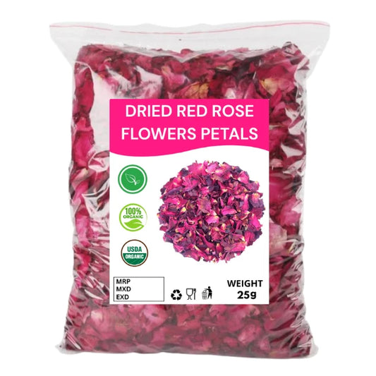 Organic Red Rose Flowers Petals Flowers Harbal Tea -100% Natural Premium Quality