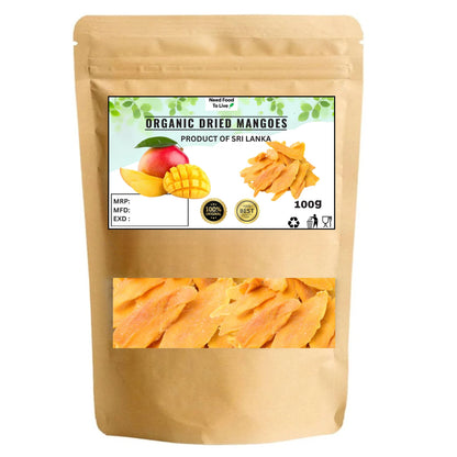 Organic Dried Mango Strips - 100% Natural Pure Premium Quality!
