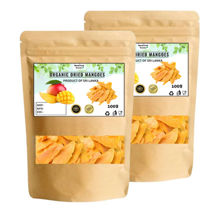 Organic Dried Mango Strips - 100% Natural Pure Premium Quality!