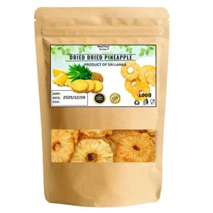 Organic Dried pineapple fruit - 100% Natural Pure Premium Quality!